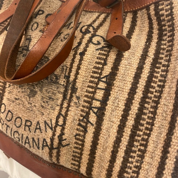 Campomaggi tapestry bag tote! Large! Beautiful - Picture 4 of 16